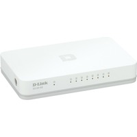 D-Link GO-SW-8G/E switch di rete Non gestito Gigabit Ethernet (10/100/1000) Bianco, Interruttore bianco/grigio, Non gestito, Gigabit Ethernet (10/100/1000), Full duplex