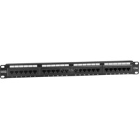 Digitus Pannello patch CAT 5e, Patch Panel Nero, RJ-45, Cat5e, Nero, 515 mm, 60 mm, 654 g, Vendita al dettaglio