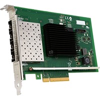 Intel® X710DA4FHBLK scheda di rete e adattatore Interno Fibra 10000 Mbit/s Interno, Cablato, PCI Express, Fibra, 10000 Mbit/s, Nero, Verde, Acciaio inossidabile, Bulk