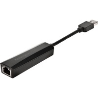 Kensington UA0000E Adattatore Ethernet USB-A — Nero Nero, Cablato, USB, Ethernet, 5000 Mbit/s, Nero