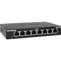 Netgear GS308-300PES switch di rete Non gestito L2 Gigabit Ethernet (10/100/1000) Nero Nero, Non gestito, L2, Gigabit Ethernet (10/100/1000), Montabile a parete