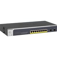 Netgear GS510TPP Gestito L2/L3/L4 Gigabit Ethernet (10/100/1000) Supporto Power over Ethernet (PoE) Nero, Interruttore Gestito, L2/L3/L4, Gigabit Ethernet (10/100/1000), Full duplex, Supporto Power over Ethernet (PoE), Montaggio rack