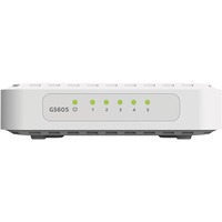 Image of GS605-400PES switch di rete Non gestito L2 Gigabit Ethernet (10/100/1000) Bianco