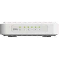 Netgear GS605-400PES switch di rete Non gestito L2 Gigabit Ethernet (10/100/1000) Bianco, Interruttore Non gestito, L2, Gigabit Ethernet (10/100/1000), Full duplex