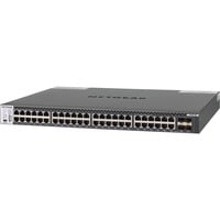 Netgear M4300-48X Gestito L3 10G Ethernet (100/1000/10000) 1U Nero, Interruttore Gestito, L3, 10G Ethernet (100/1000/10000), Montaggio rack, 1U