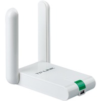TP-Link Adattatore USB 300Mbps High Gain Wireless N bianco, Wireless, Mini-USB, WLAN, Wi-Fi 4 (802.11n), 300 Mbit/s, Bianco, Vendita al dettaglio