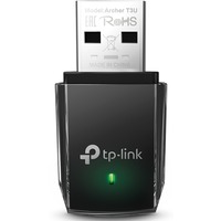 TP-Link Archer T3U WLAN 1267 Mbit/s, Adattatore Wi-Fi Nero, Wireless, USB, WLAN, Wi-Fi 5 (802.11ac), 1267 Mbit/s, Nero