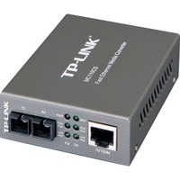 TP-Link Fast Ethernet Media Converter(SC,single-mode), Convertitore grigio, single-mode), 1000 Mbit/s, IEEE 802.3, IEEE 802.3u, IEEE 802.3x, Gigabit Ethernet, 1000 Mbit/s, UTP 3, 4, 5e, 5, SC