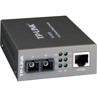 TP-Link Omada MC100CM convertitore multimediale di rete 100 Mbit/s 1310 nm Modalità multipla Nero grigio, 100 Mbit/s, IEEE 802.3, IEEE 802.3u, IEEE 802.3x, 10,100 Mbit/s, Full, Half, Cat3, Cat4, Cat5, Cat5e, 2000 m
