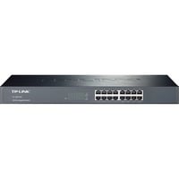 TP-Link Switch 16-porte Gigabit Rack Unmanaged, Interruttore marrone, Non gestito, Gigabit Ethernet (10/100/1000), Full duplex, Montaggio rack, 1U, Vendita al dettaglio