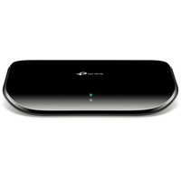 TP-Link Switch 5-porte Gigabit Desktop Unmanaged (5 porte RJ45 10/100/1000M), Interruttore Nero, Non gestito, Gigabit Ethernet (10/100/1000), Full duplex