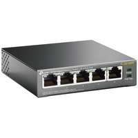 TP-Link TL-SG1005P Non gestito Gigabit Ethernet (10/100/1000) Supporto Power over Ethernet (PoE) Nero, Interruttore Nero, Non gestito, Gigabit Ethernet (10/100/1000), Supporto Power over Ethernet (PoE)