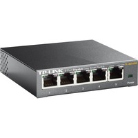 TP-Link TL-SG105E Gestito L2 Gigabit Ethernet (10/100/1000) Nero, Interruttore Gestito, L2, Gigabit Ethernet (10/100/1000)