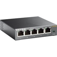 TP-Link TL-SG105E switch di rete Gestito L2 Gigabit Ethernet (10/100/1000) Nero, Interruttore Gestito, L2, Gigabit Ethernet (10/100/1000)