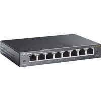 TL-SG108E Gestito L2 Gigabit Ethernet (10/100/1000) Nero