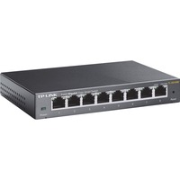 TP-Link TL-SG108E Gestito L2 Gigabit Ethernet (10/100/1000) Nero, Interruttore Nero, Gestito, L2, Gigabit Ethernet (10/100/1000)