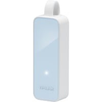 TP-Link UE200 Ethernet 100 Mbit/s, Adattatore bianco, Cablato, USB, Ethernet, 100 Mbit/s, Blu, Bianco