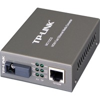 TP-Link WDM Fast Ethernet Media Converter(SC,single-mode), Convertitore grigio, single-mode), 1000 Mbit/s, IEEE 802.3, IEEE 802.3u, IEEE 802.3x, Gigabit Ethernet, 1000 Mbit/s, SC, Cablato