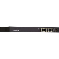 Ubiquiti EdgeSwitch 16 150W Gestito L2/L3 Gigabit Ethernet (10/100/1000) Supporto Power over Ethernet (PoE) 1U Nero Gestito, L2/L3, Gigabit Ethernet (10/100/1000), Supporto Power over Ethernet (PoE), Montaggio rack, 1U