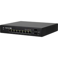 Ubiquiti EdgeSwitch 8 150W Gestito L2/L3 Gigabit Ethernet (10/100/1000) Supporto Power over Ethernet (PoE) Nero, Interruttore Gestito, L2/L3, Gigabit Ethernet (10/100/1000), Full duplex, Supporto Power over Ethernet (PoE)