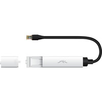 Ubiquiti INS-8023AF-O adattatore PoE e iniettore Fast Ethernet 18 V, Iniettore PoE Fast Ethernet, 10,100 Mbit/s, 10/100, Nero, Bianco, 18 V, 0.7 A