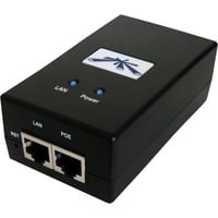 Ubiquiti POE-24-30W adattatore PoE e iniettore Gigabit Ethernet 24 V, Iniettore PoE Gigabit Ethernet, 10,100,1000 Mbit/s, Nero, 24 V, 30 W, 100 - 240 V