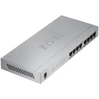 Zyxel GS1008HP Non gestito Gigabit Ethernet (10/100/1000) Supporto Power over Ethernet (PoE) Grigio, Interruttore grigio, Non gestito, Gigabit Ethernet (10/100/1000), Supporto Power over Ethernet (PoE)