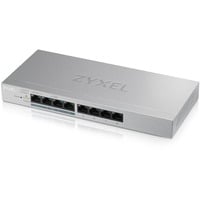 Zyxel GS1200-8HP v2 Gestito Gigabit Ethernet (10/100/1000) Supporto Power over Ethernet (PoE) Grigio, Interruttore argento, Gestito, Gigabit Ethernet (10/100/1000), Full duplex, Supporto Power over Ethernet (PoE)