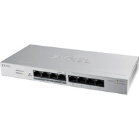 Zyxel GS1200-8 Gestito Gigabit Ethernet (10/100/1000) Argento argento, Gestito, Gigabit Ethernet (10/100/1000), Full duplex