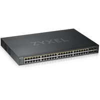 Zyxel GS1920-48HPV2 Gestito Gigabit Ethernet (10/100/1000) Supporto Power over Ethernet (PoE) Nero, Interruttore Nero, Gestito, Gigabit Ethernet (10/100/1000), Supporto Power over Ethernet (PoE)