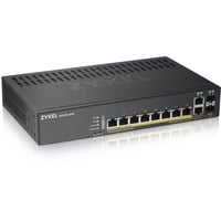 Zyxel GS1920-8HPV2 Gestito Gigabit Ethernet (10/100/1000) Supporto Power over Ethernet (PoE) Nero, Interruttore Nero, Gestito, Gigabit Ethernet (10/100/1000), Supporto Power over Ethernet (PoE), Montabile a parete