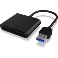 IB-CR301-U3 lettore di schede USB 3.2 Gen 1 (3.1 Gen 1) Nero