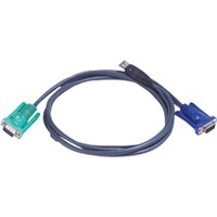 ATEN Cavo KVM USB con SPHD 3 in 1 – 3 m Nero, 3 m, VGA, Nero, HD-15, USB A, SPHD-15, Maschio/Maschio