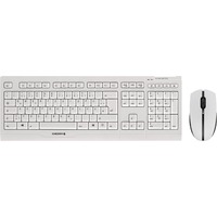 CHERRY B.UNLIMITED 3.0 tastiera Mouse incluso RF Wireless Tedesco Grigio, Set desktop bianco, Full-size (100%), Wireless, RF Wireless, Interruttore a chiave meccanica, Grigio, Mouse incluso