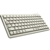 CHERRY G84-4100 tastiera Universale USB QWERTY Inglese US Grigio bianco, Mini, Cablato, USB, QWERTY, Grigio