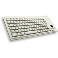 CHERRY G84-4400 tastiera Universale USB QWERTY Inglese US Grigio grigio, Full-size (100%), Cablato, USB, QWERTY, Grigio