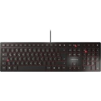CHERRY KC 6000 Slim tastiera Universale USB AZERTY Francese Nero Nero, Full-size (100%), Cablato, USB, AZERTY, Nero