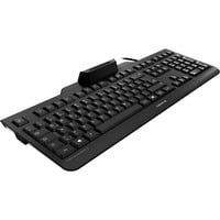 CHERRY SECURE BOARD 1.0 tastiera Ufficio USB QWERTZ Tedesco Nero Nero, Full-size (100%), Cablato, USB, Interruttore a chiave meccanica, QWERTZ, Nero