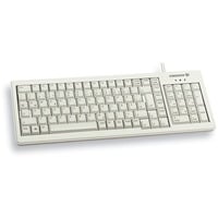 CHERRY XS tastiera Casa USB QWERTZ Tedesco Grigio grigio, Full-size (100%), Cablato, USB, QWERTZ, Grigio