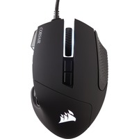 Corsair Scimitar RGB Elite mouse Mano destra USB tipo A Ottico 18000 DPI, Mouse da gioco Nero, Mano destra, Ottico, USB tipo A, 18000 DPI, Nero