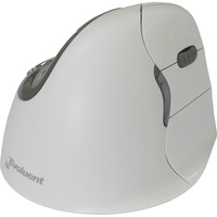 Evoluent Evoluent 4 destro bluetooth, Mouse grigio chiaro/grigio, Mano destra, Ottico, Bluetooth, 2600 DPI, Bianco