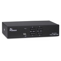 Image of AS-41HA HDMI switch per keyboard-video-mouse (kvm) Nero