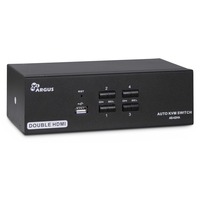 Inter-Tech AS-42HA HDMI switch per keyboard-video-mouse (kvm) Nero, Switch KVM 1920 x 1440 Pixel, Full HD+, Nero