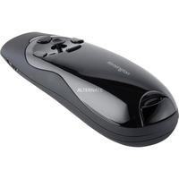 Kensington Controllo del cursore wireless con laser verde, Presentatore Nero/nero lucido, RF, USB, 45 m, Nero