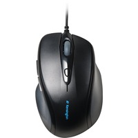 Kensington Mouse Pro Fit di dimensioni standard con cavo Nero, Ottico, USB tipo A, 2400 DPI, Nero