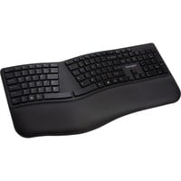 Kensington Pro Fit Ergo tastiera Universale Wireless a RF + USB QWERTZ Tedesco Nero Nero, Full-size (100%), Con cavo e senza cavo, Wireless a RF + USB, QWERTZ, Nero