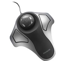 Kensington Trackball ottica Orbit® argento/Nero, Ambidestro, Trackball, USB tipo A, Argento