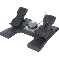 Logitech Flight Rudder Pedals Nero, Argento USB 2.0 Simulazione di Volo Analogico/Digitale PC, Pedali Simulazione di Volo, PC, Analogico/Digitale, Cablato, USB 2.0, Nero, Argento
