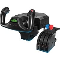 Logitech Flight Yoke System Nero USB 2.0 Simulazione di Volo Analogico/Digitale PC, Joystick volante Simulazione di Volo, PC, Analogico/Digitale, Cablato, USB 2.0, Nero