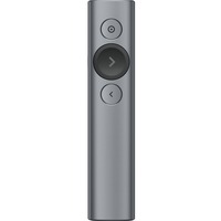 Logitech Spotlight puntatore wireless Bluetooth/RF Grigio, Presentatore Bluetooth/RF, USB, 30 m, Grigio